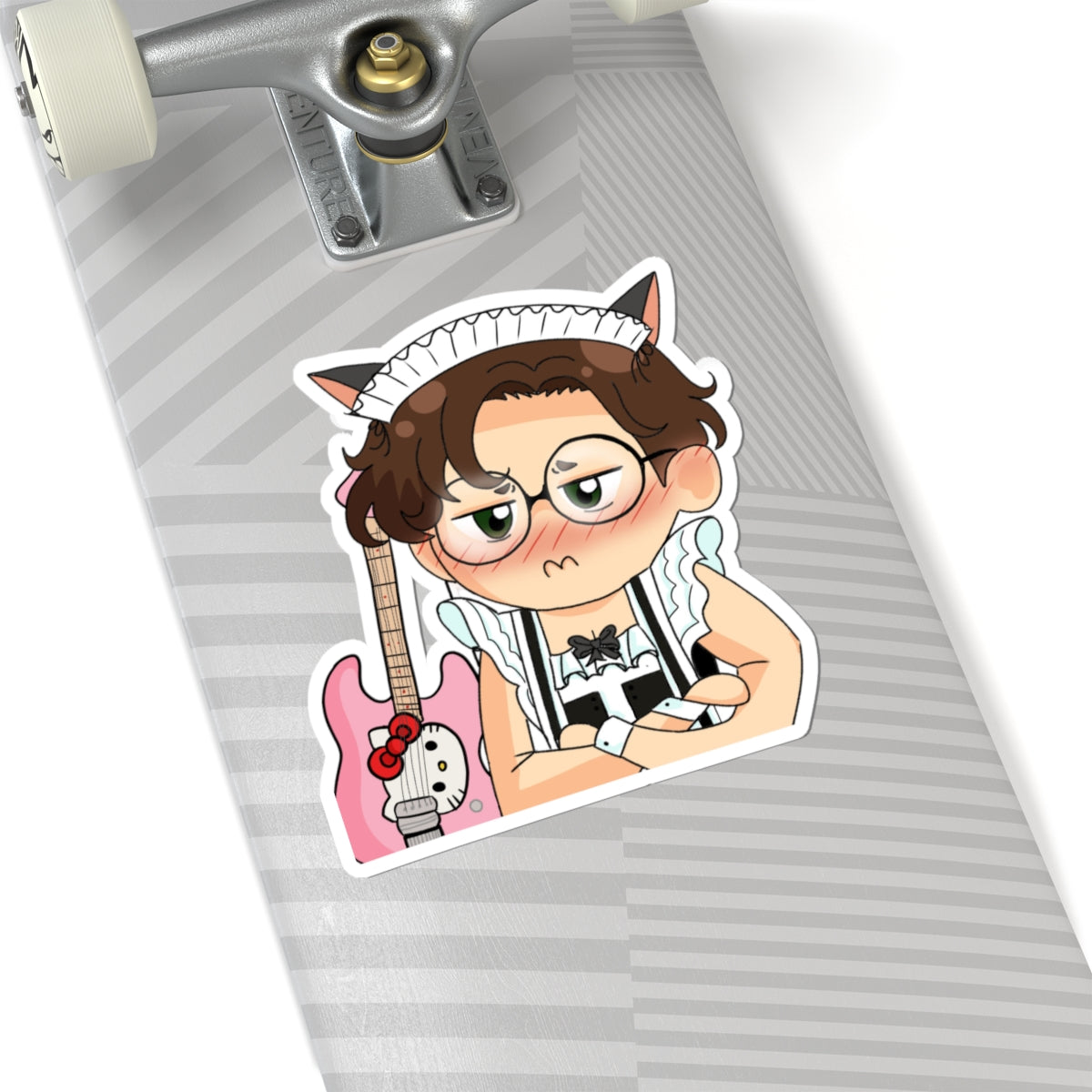 retz maid kisscut sticker