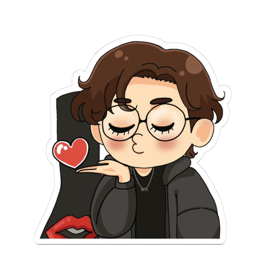 retz kissy kisscut sticker