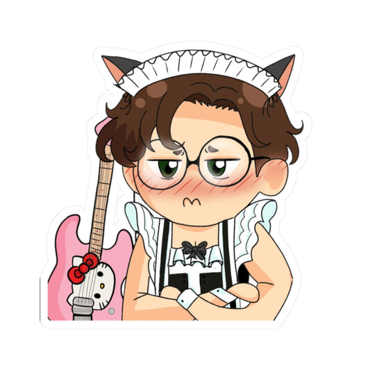 retz maid kisscut sticker
