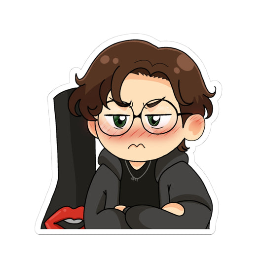 retz blush kisscut sticker