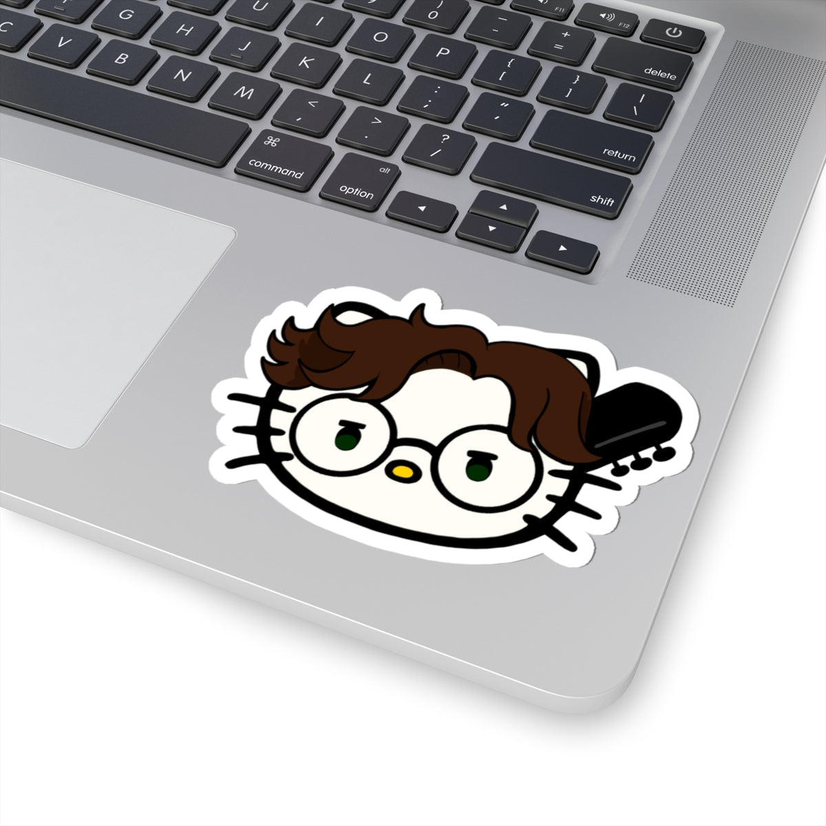retz kitty head kisscut sticker