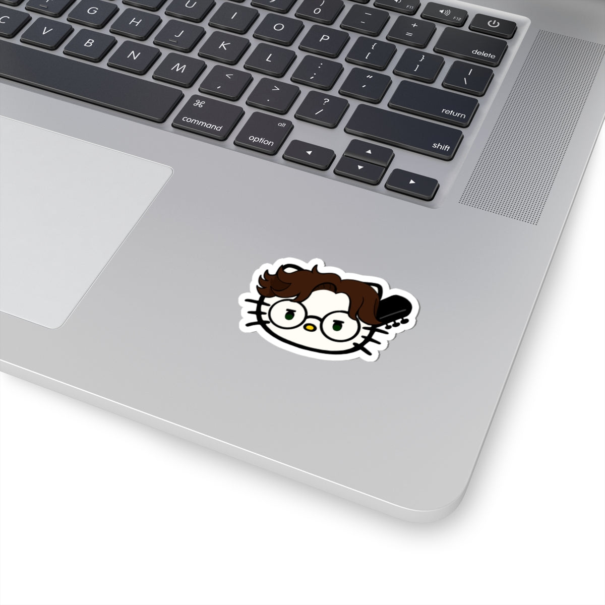 retz kitty head kisscut sticker