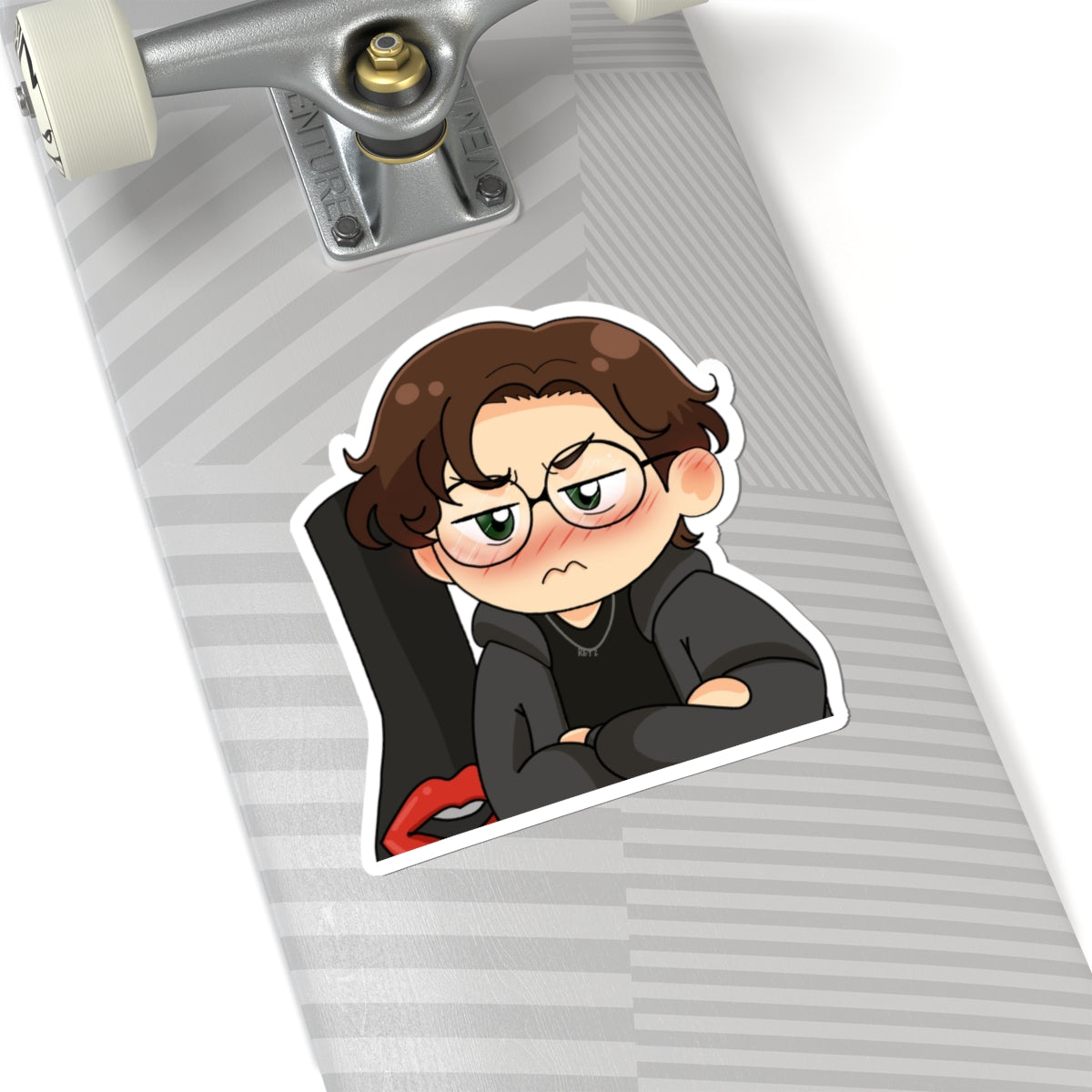 retz blush kisscut sticker