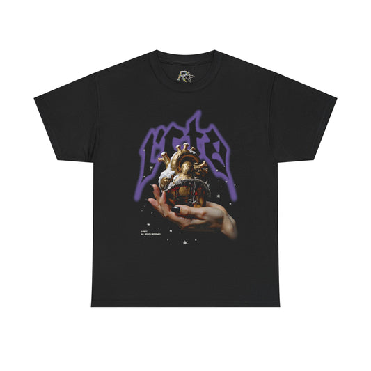retz gold heart tee