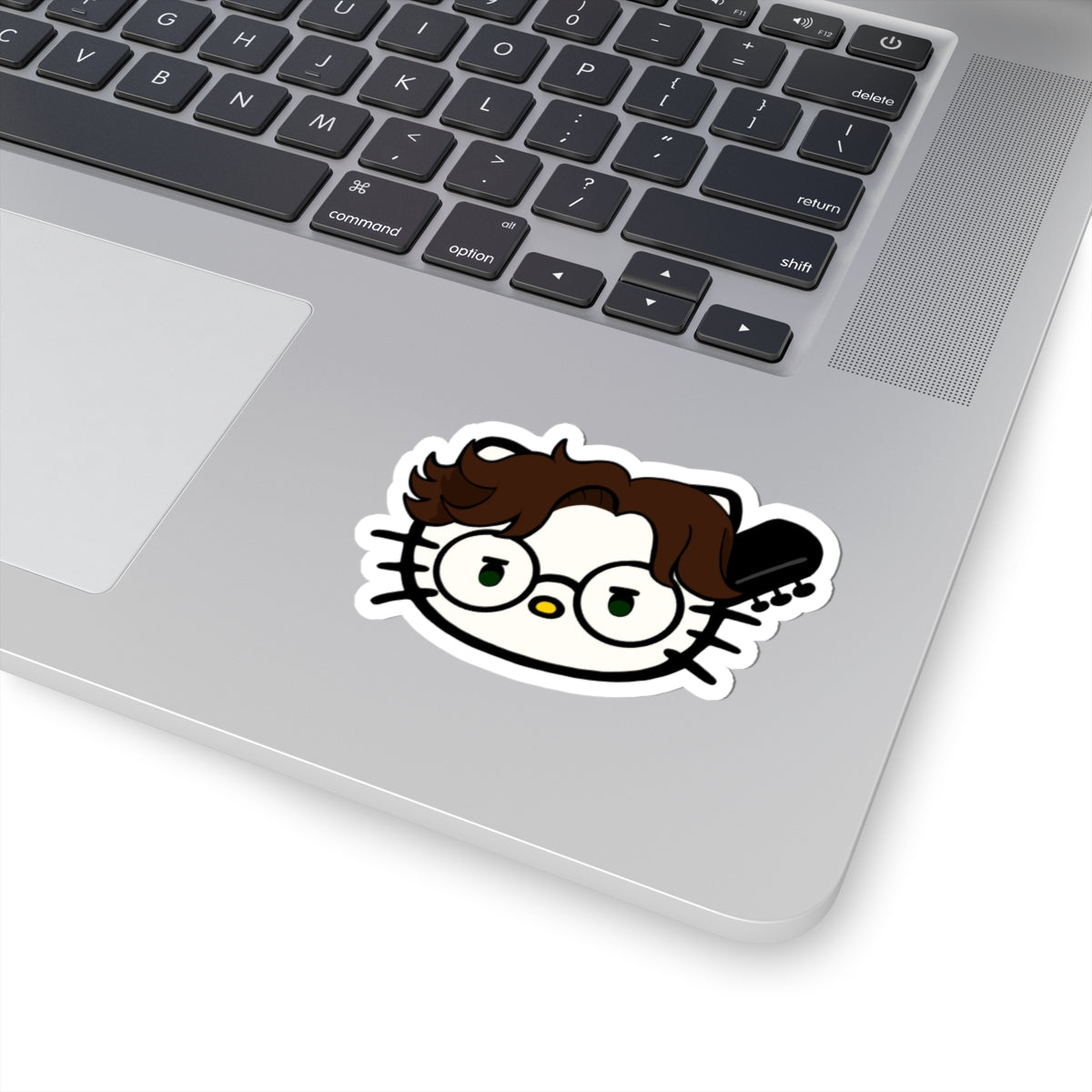 retz kitty head kisscut sticker